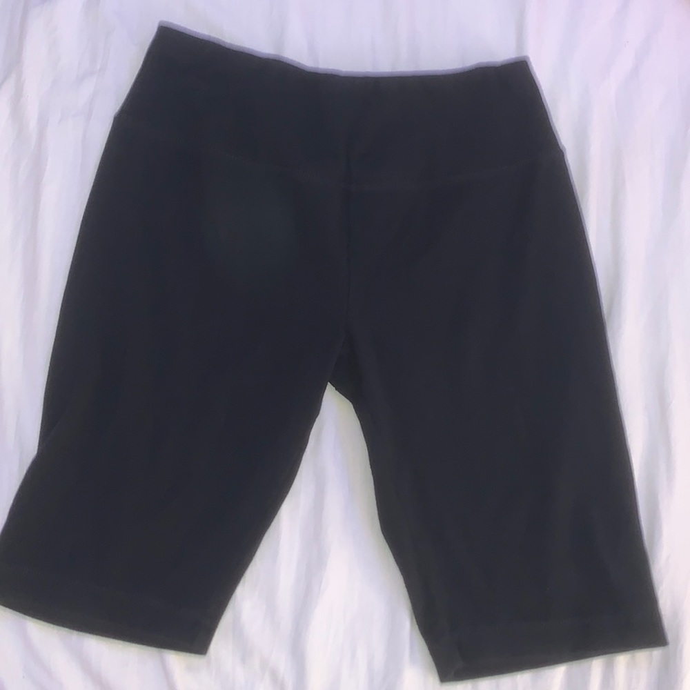 Black biker shorts